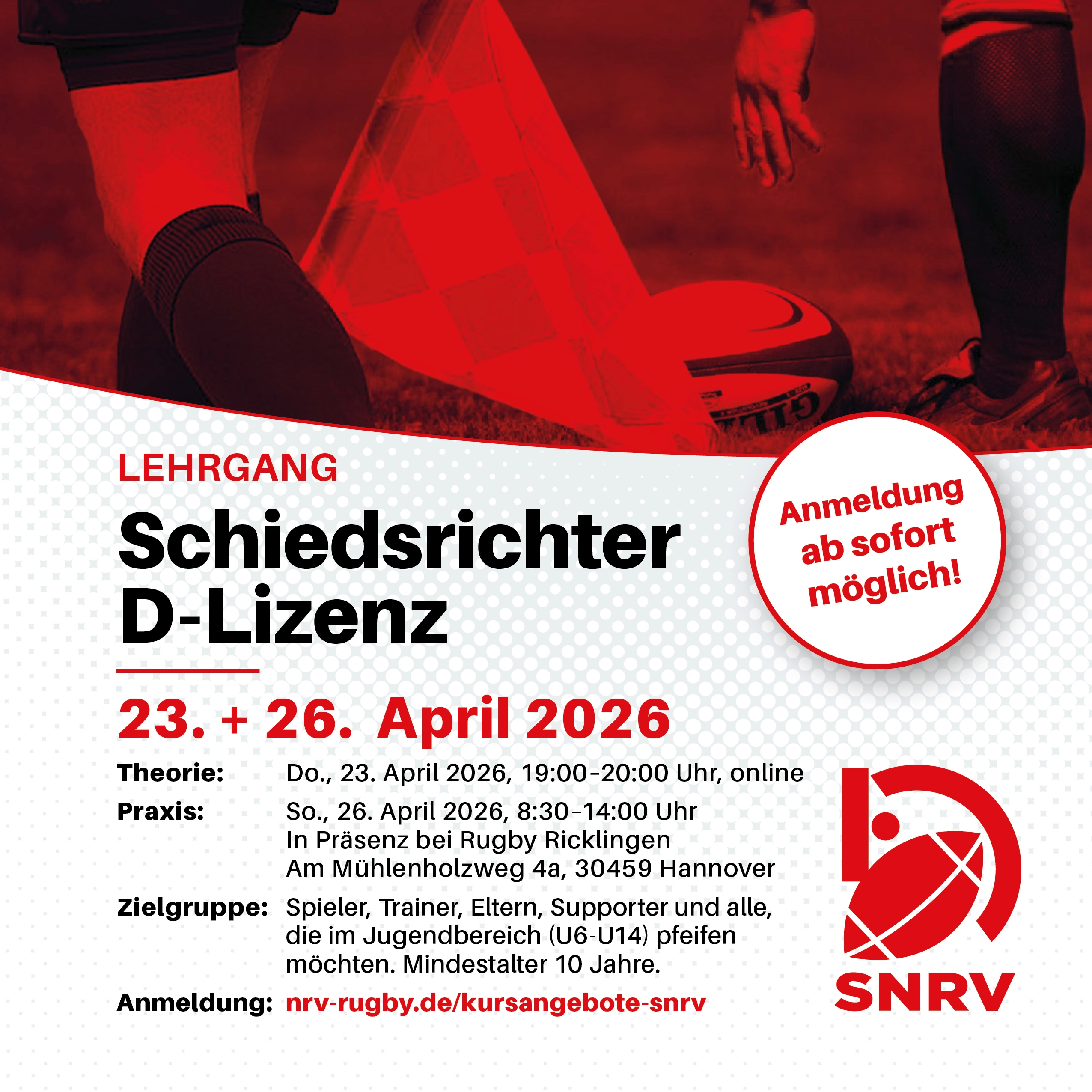 NRV Poster Kursangebot SNRV D Lizenz NEU