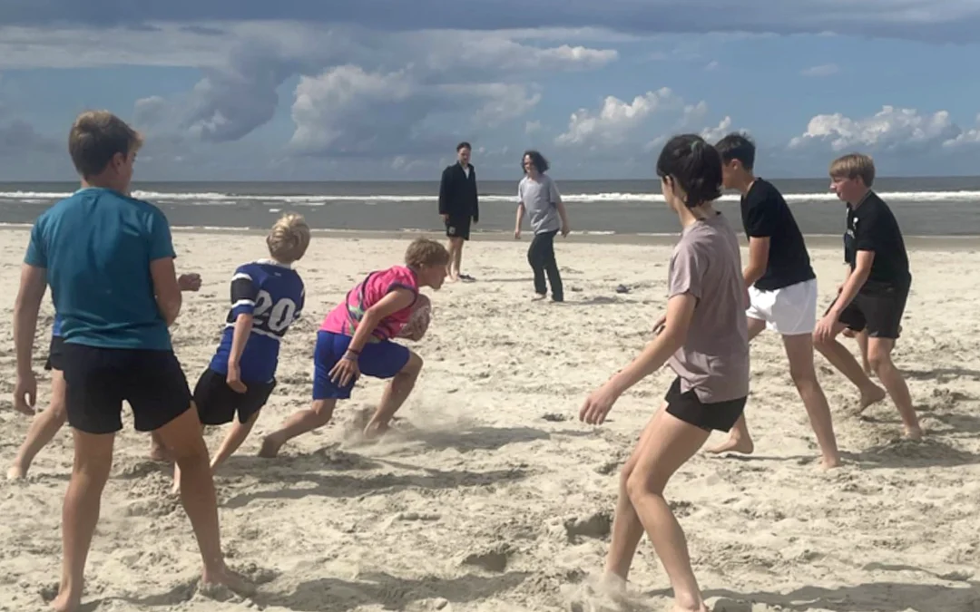 Flaschenpost vom Beach-Rugby Feriencamp 2024 auf Langeoog