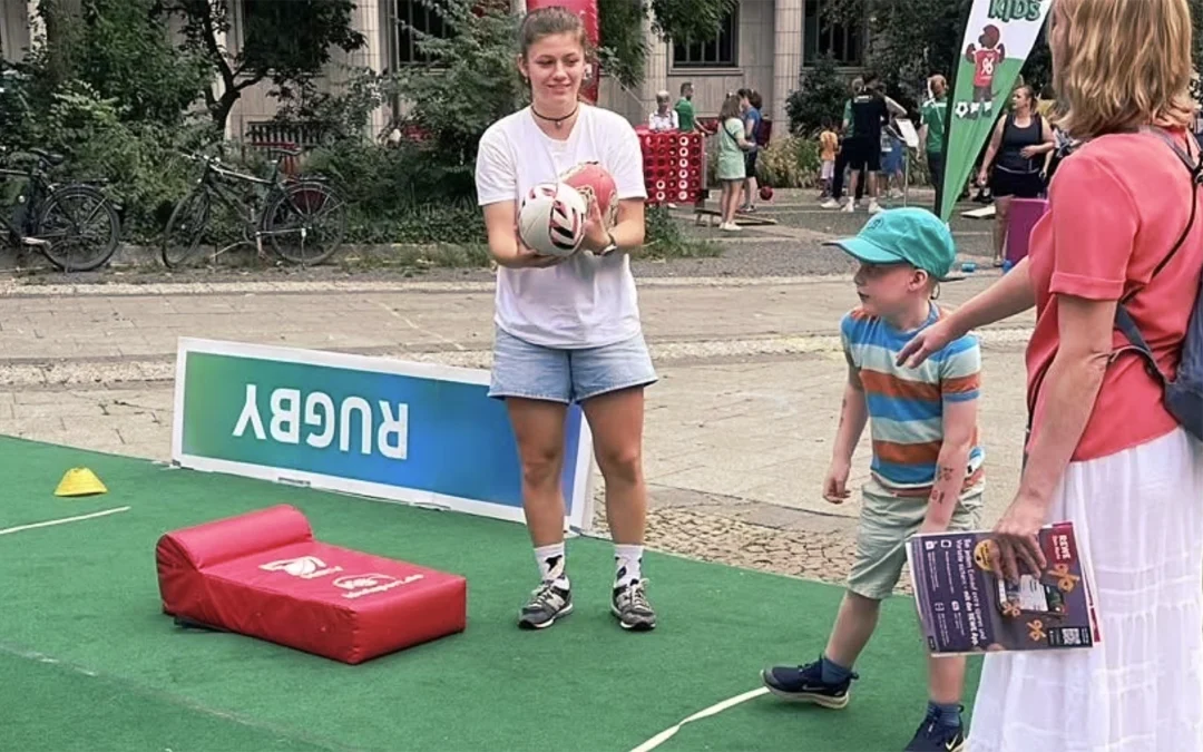 Rugby beim Entdeckertag in Hannover