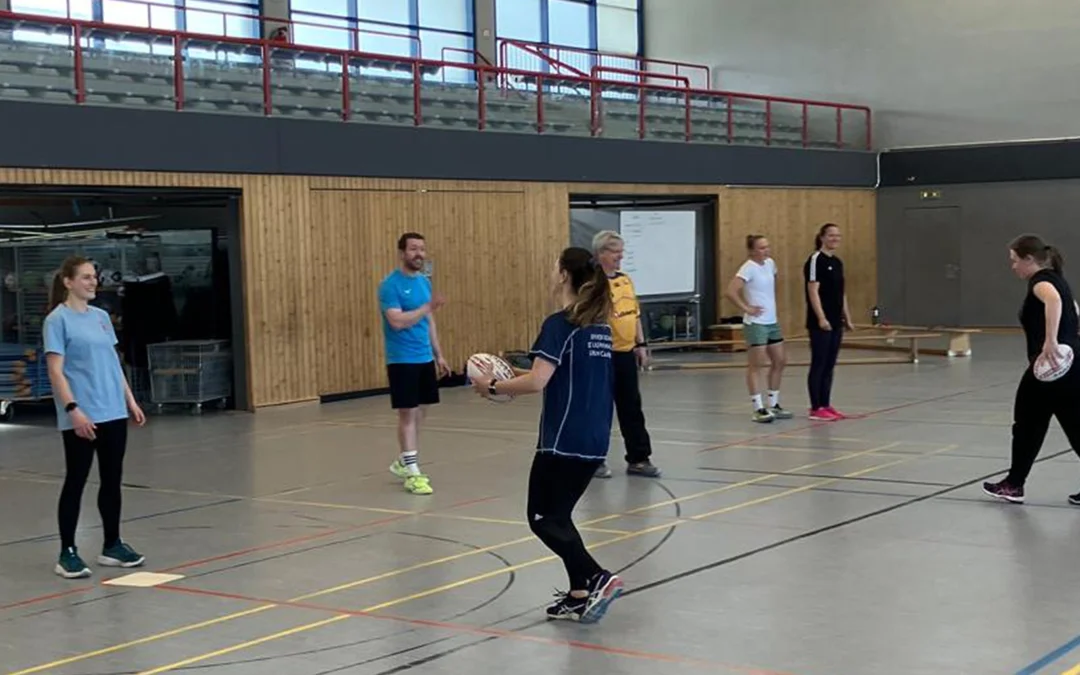 Volle Rugby-Power begeistert das Kollegium in Burgdorf