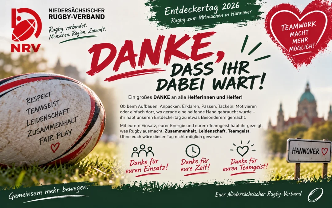 Entdeckertag 2026: Rugby begeistert Hannover