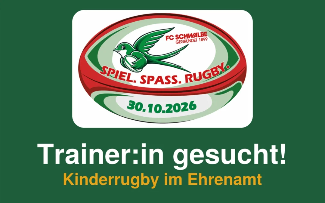 FC Schwalbe sucht Trainer für Kinderrugby